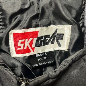 Ski gear ski bibs.